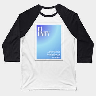 Angel Number 111: Unity Manifest Baseball T-Shirt